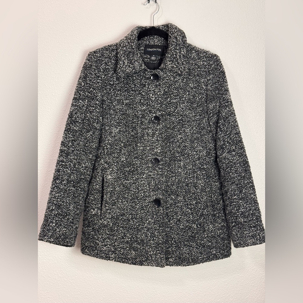 LONDON FOG WOOL COAT MEDIUM #84
